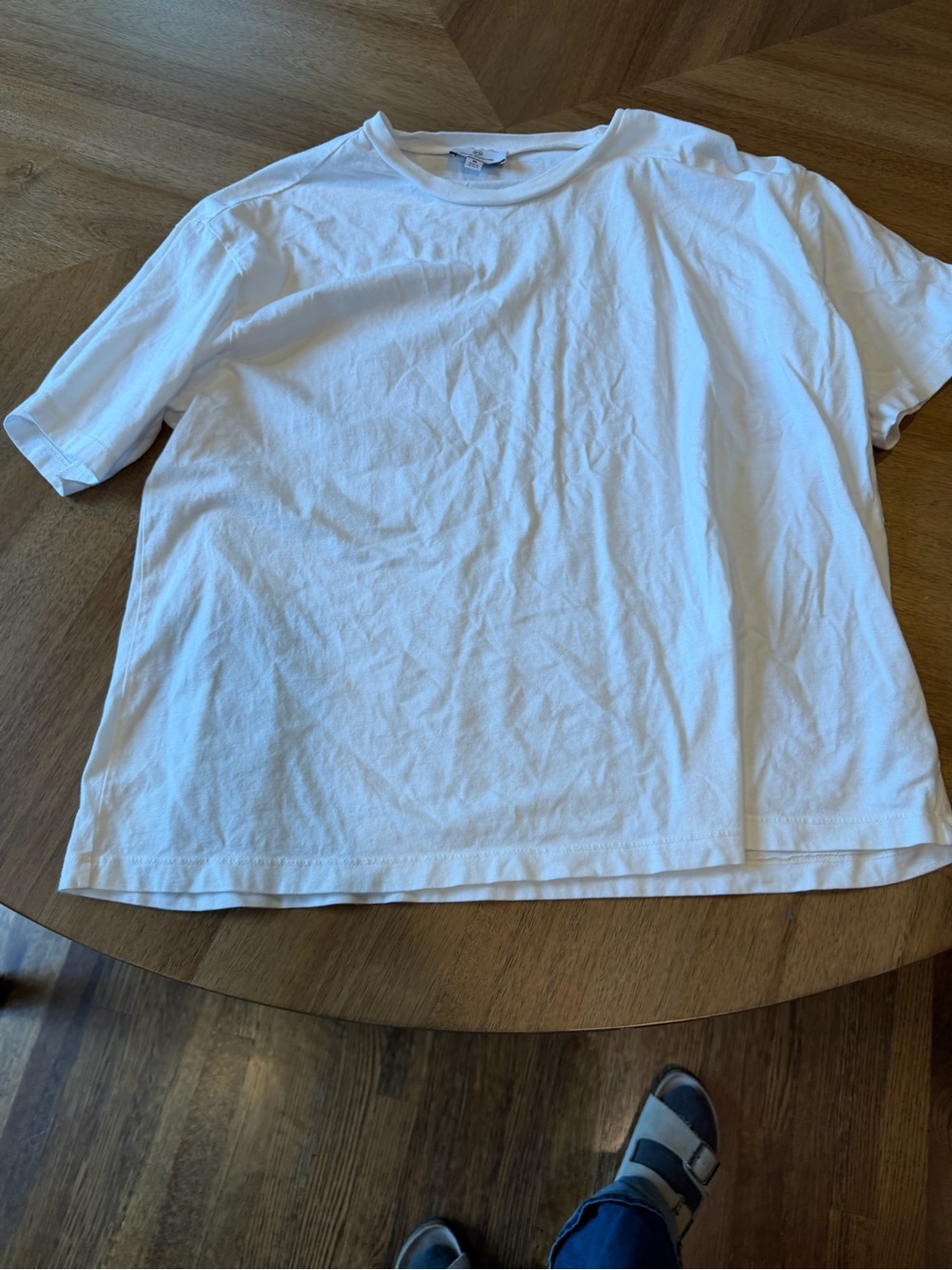 Ag Adriano Goldschmied White Short Sleeve Crew Tee